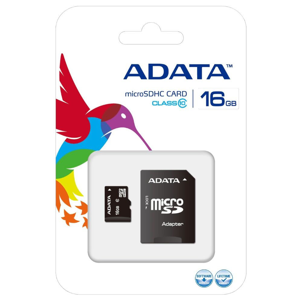 Оригинальная карта памяти micro SDHC Adata 16Gb