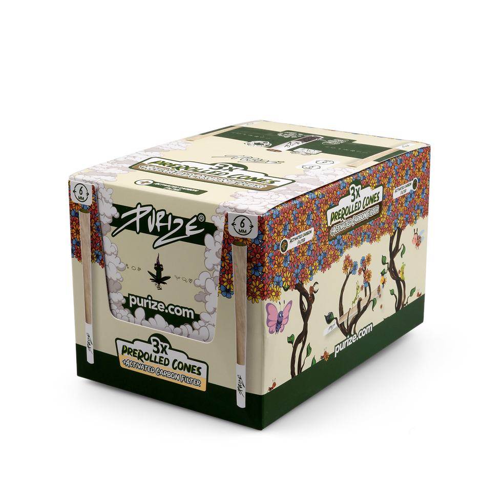 Miniaturbild: 3 PURIZE® Pre-rolled Cones | XTRA Slim Size 6mm