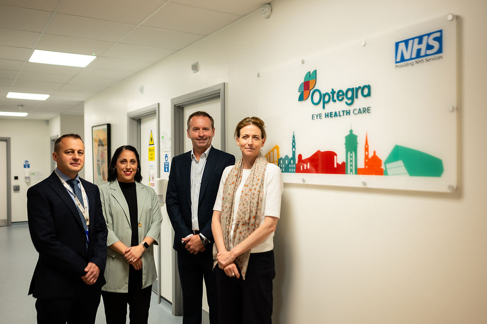 Pam Cox MP at Eye Health Care Clinic in Colchester