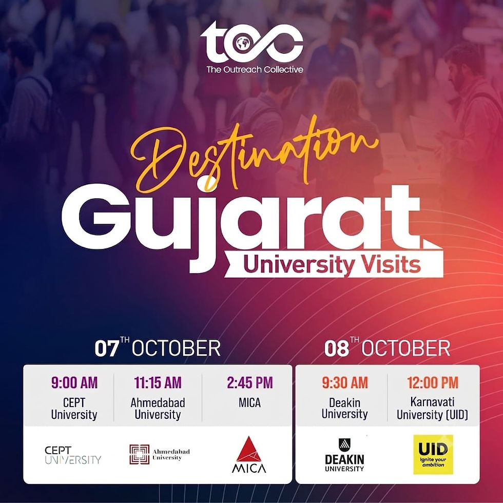 Destination Gujarat: University Visits