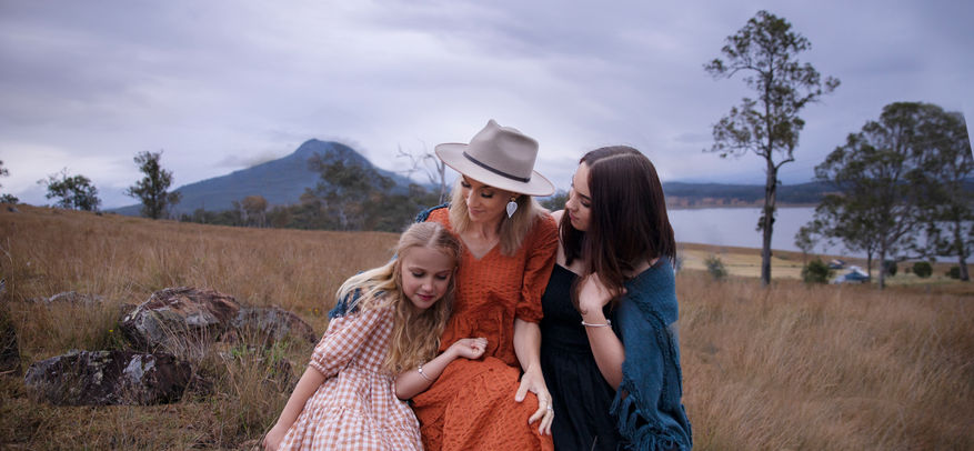 Kristin and her daughters
