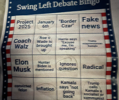 U.S. Elections - 2024 Presidential Debate Bingo: Takeaways from Tuesday Night’s Comedy