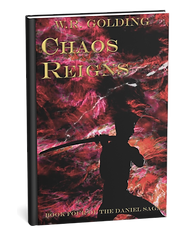 A book cover for Chaos Reigns by W.R. Golding