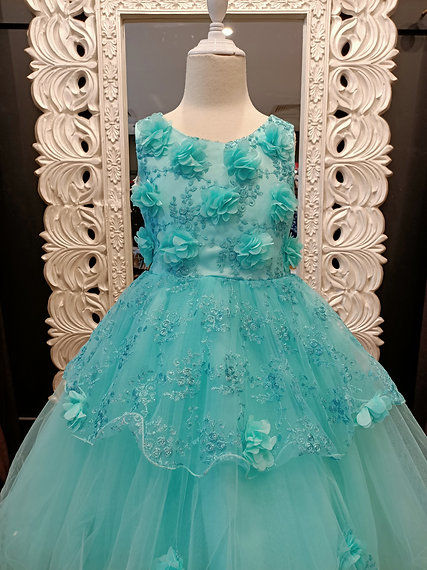 Thumbnail: OPAL MINT HIGH-LOW DRESS