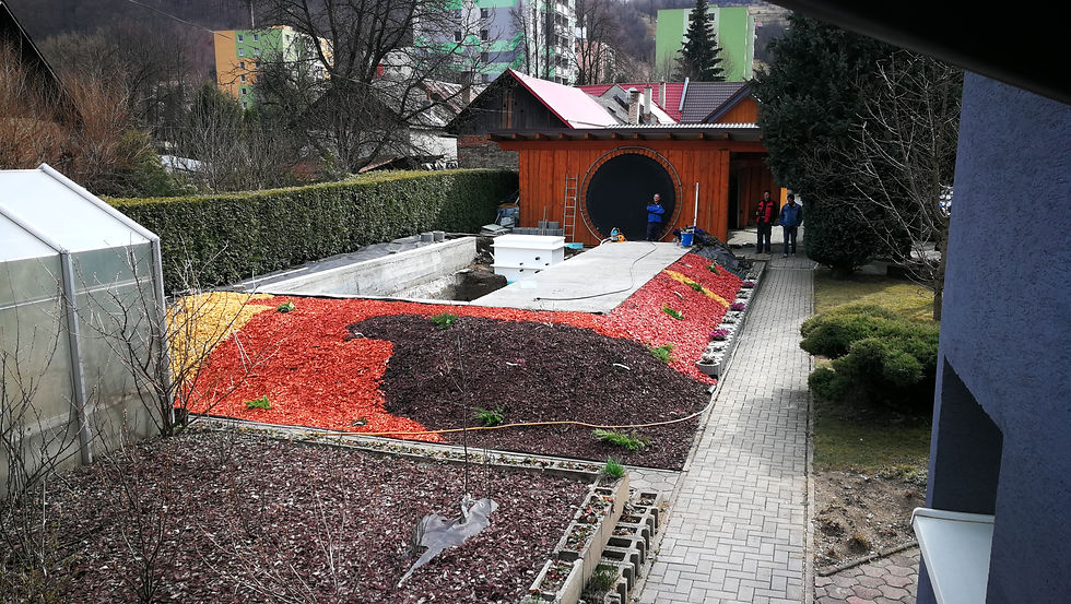 SDI výstavba bazéna, rodinný dom Dobšiná