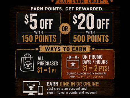 Your Loyalty is Worth More Than Ever: The Bull Moose Bar & Grille Rewards Program