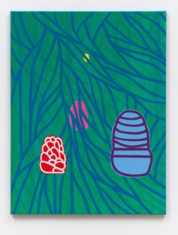 Soo Kyoung LEE 2023 - BRTurquoiseM23 - 116 x 89 cm - Acrylic on canvas