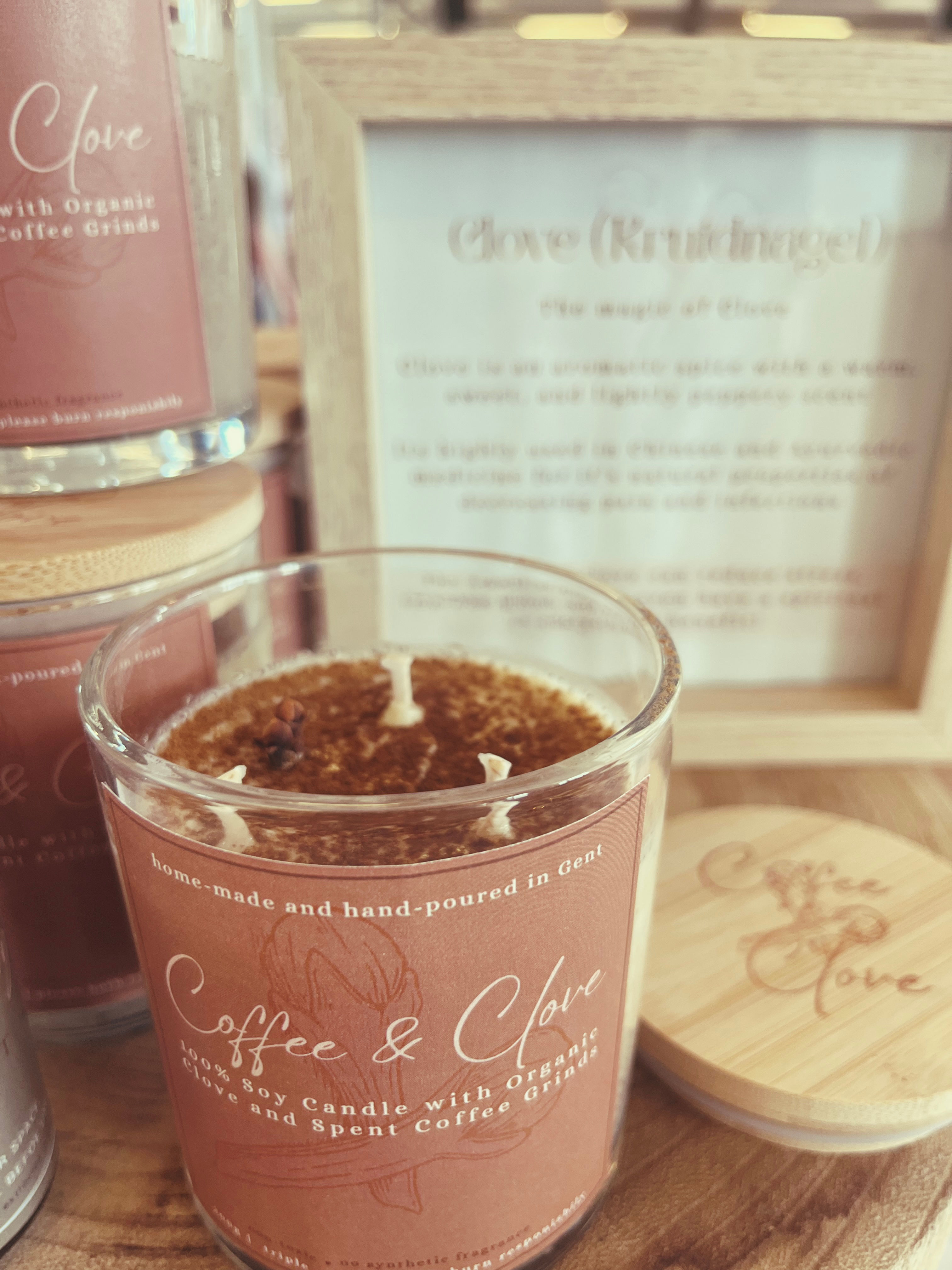 Signature Coffee & Clove 100% Soy Candle