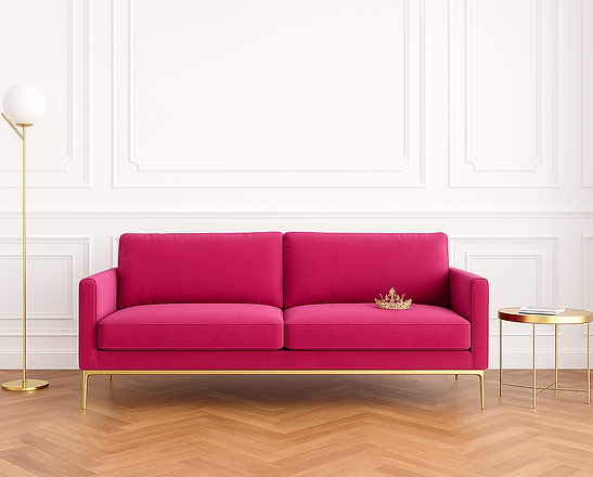 Meta de Koning Recruitment Pink Couch