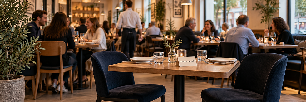 One Empty Table, Lively Bistro.png
