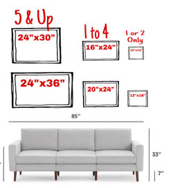 Digital Color Canvas or Acrylic