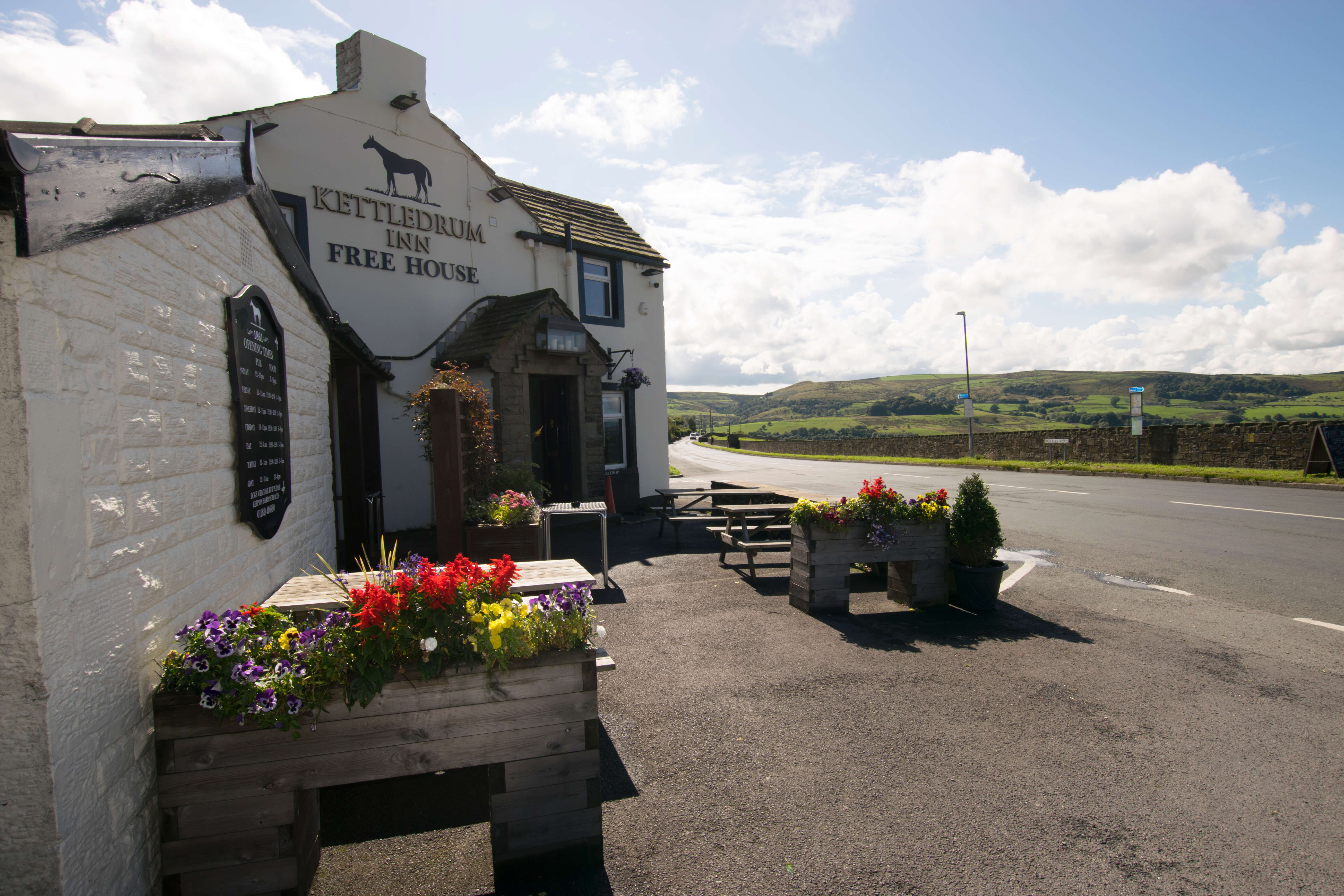 Kettledrum Inn pub and restaurant in Burnley Lancashire