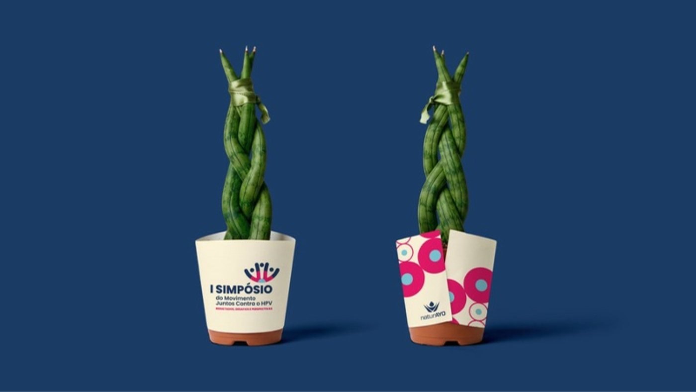 Saiote para vasos de plantas