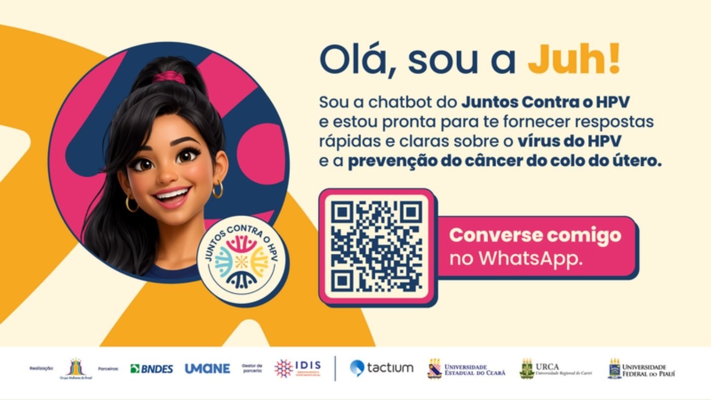 Chatbot da Juh no WhatsApp