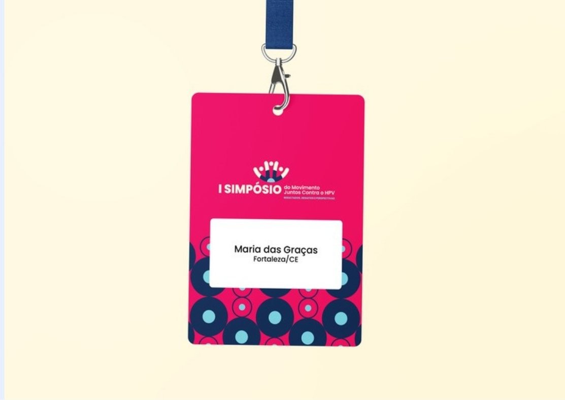 Credencial do I Simpósio