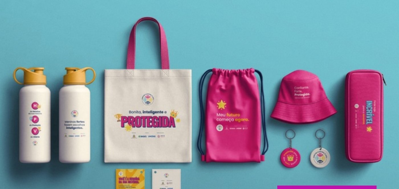 Kit de brindes para meninas