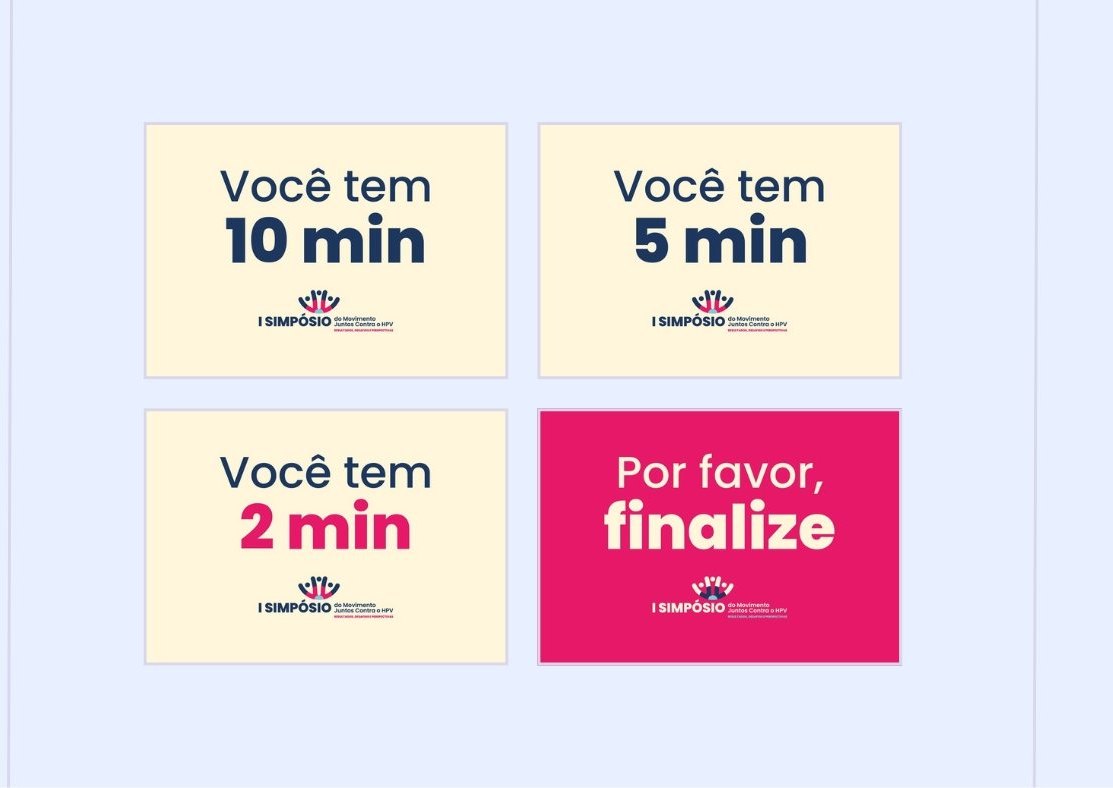 Placas de indicação de tempo