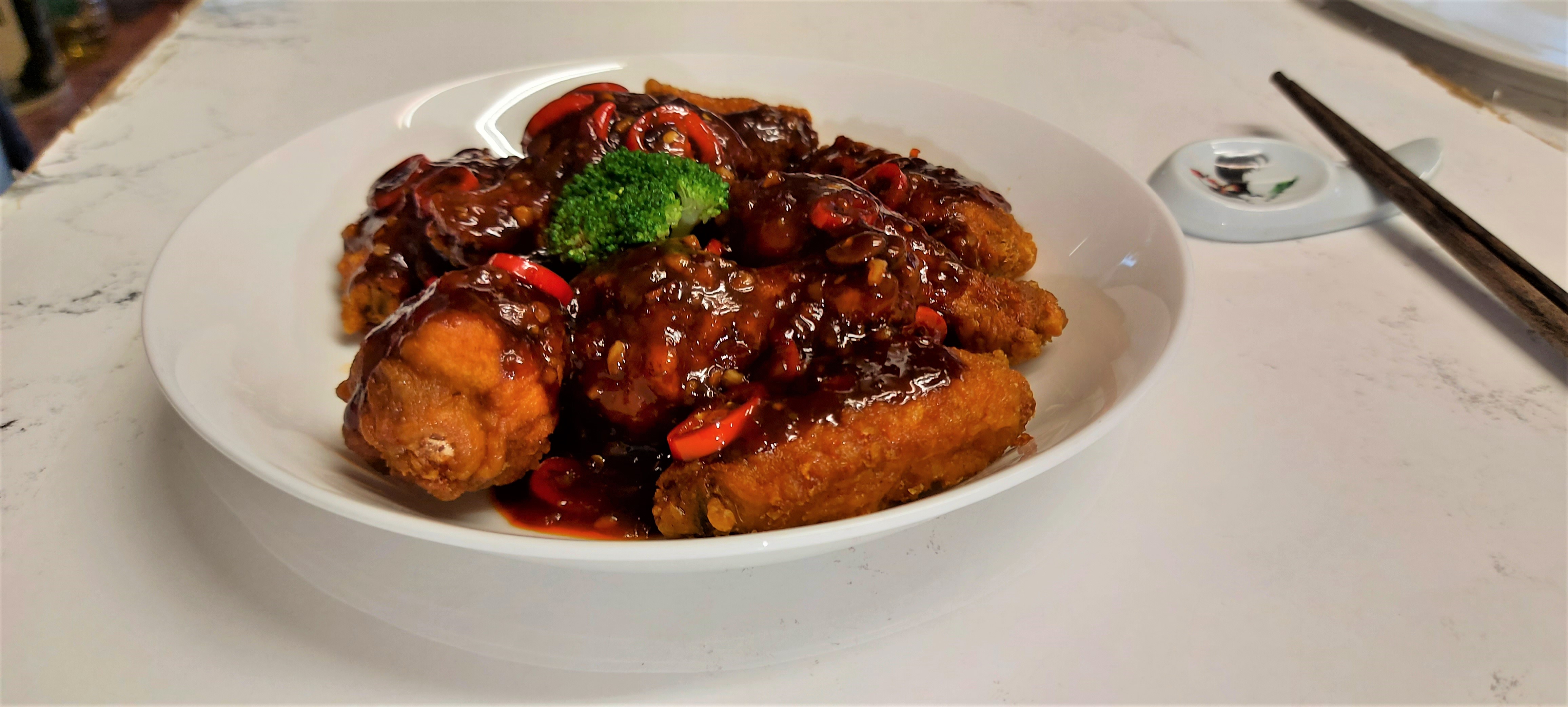 Arranged Food and Objects