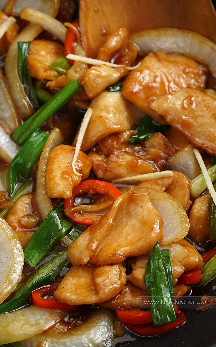 Ginger & spring onion dishes