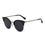 Thumbnail: Biloxi -  Women Half Frame Round Cat Eye Polarized Sunglasses