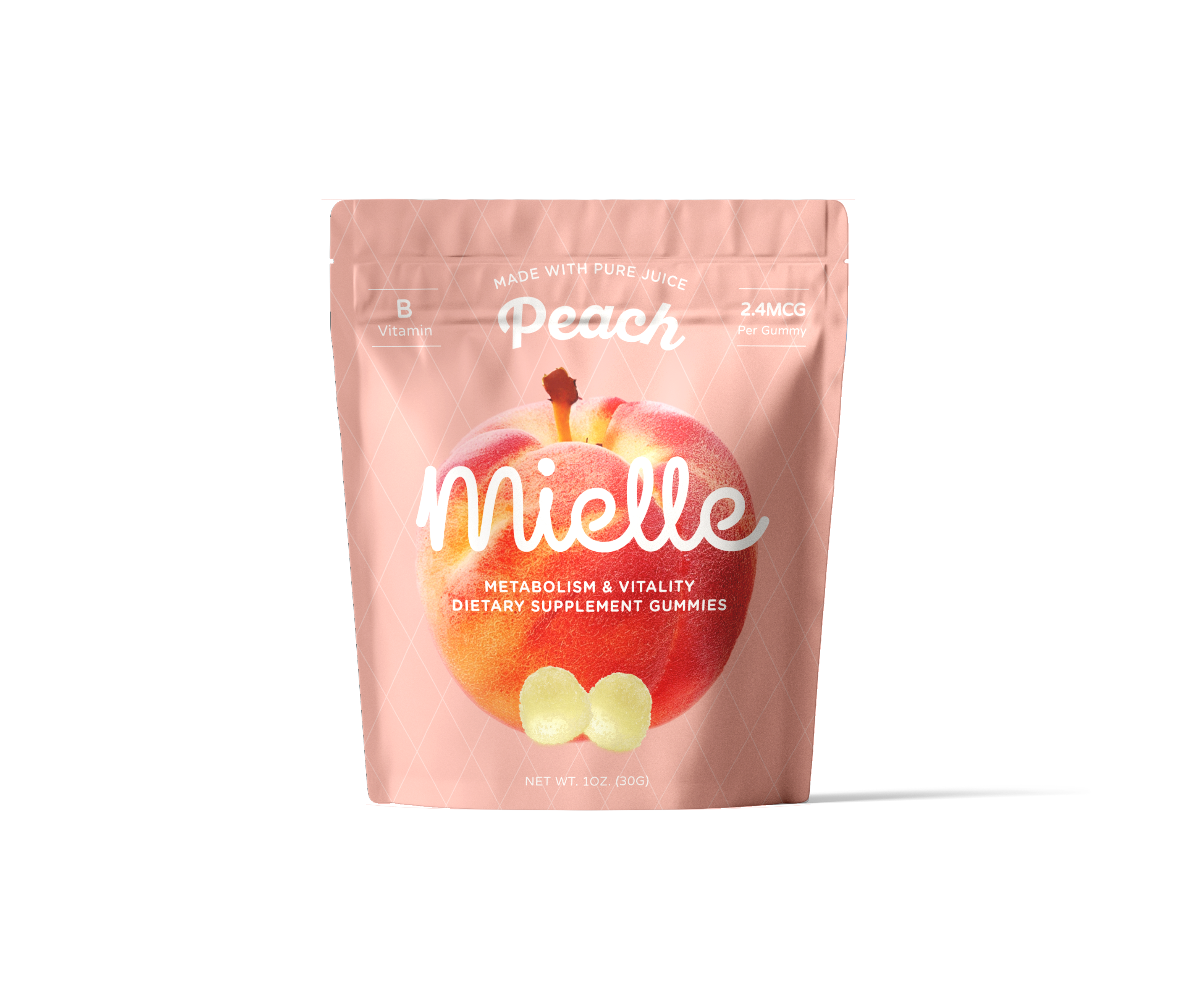 Peach Vitamin B Gummies