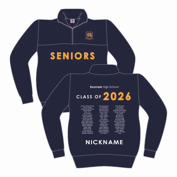 RHS Seniors 2026 - Kids 1/4 Zip Jumper