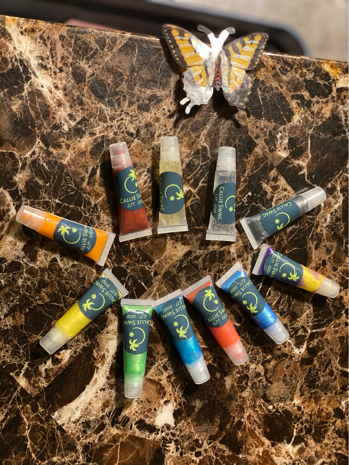 Callie swag collection clear or colored 