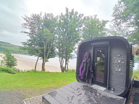 The Coorie In wild sauna at Tralee Bay, Oban