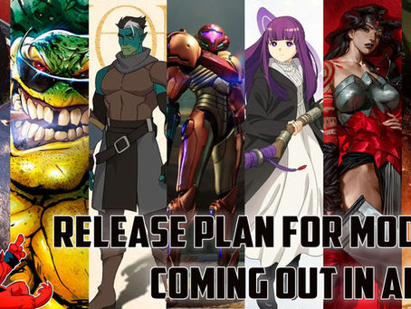 Upcoming April 3D Printed Figurine Releases