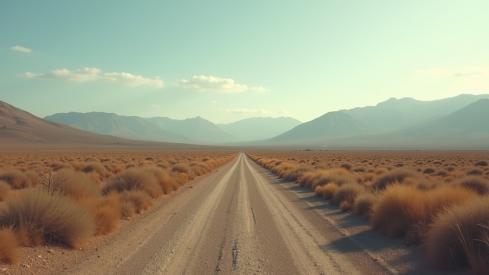 High angle view of a desolate landscape