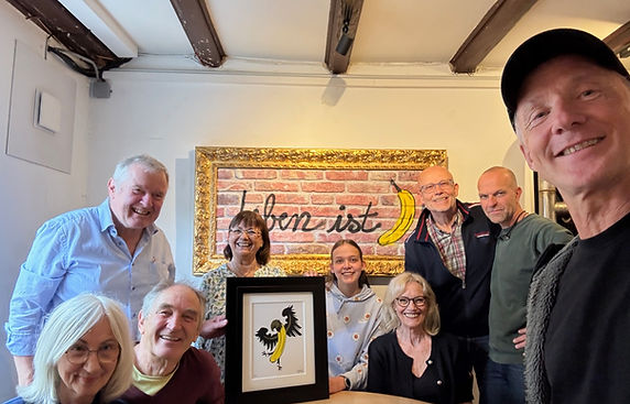 Bananenssprayer Ausstellung