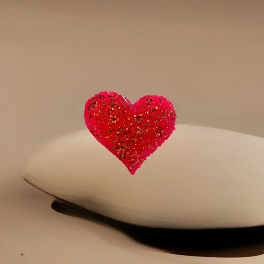 Hot Pink Heart Freshie