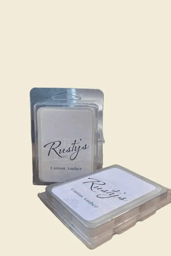 Rusty's Wax Melts total of 6 cubes.