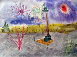 Салют на Дворцовой площади