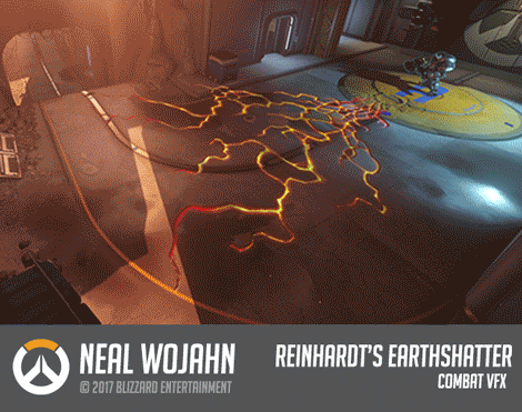 Reinhardt's Earthshatter VFX