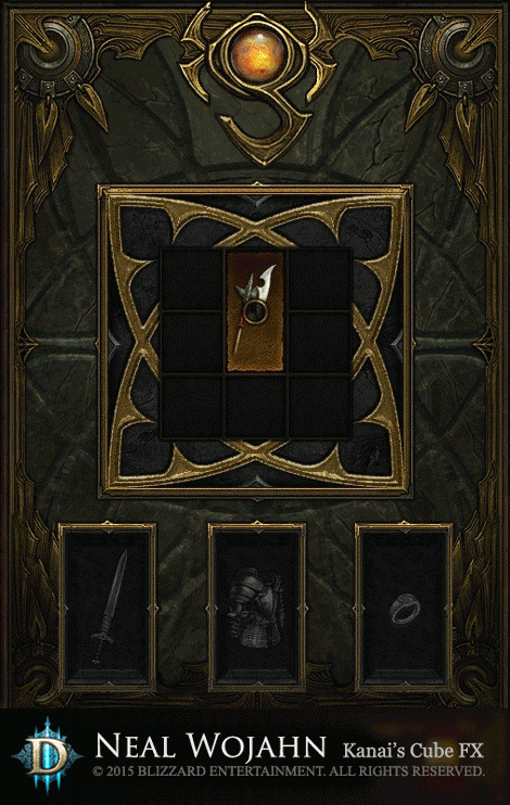Kanai's Cube Uber Recipe UI VFX