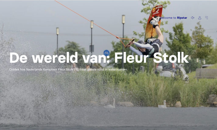 Interview wakeboarder Fleur Stolk