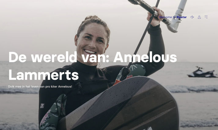 Kitesurfer Anneloes Lammerts interview