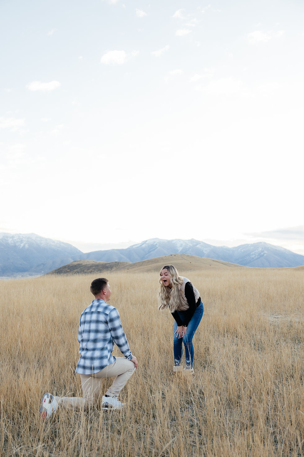 Surprise proposal in the foothills