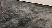 Gray textured epoxy floor