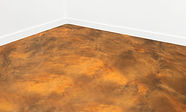 Stunning metallic epoxy floor coating
