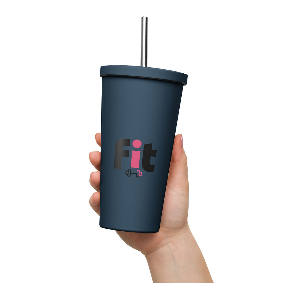 Miniatura: Insulated Tumbler With Straw
