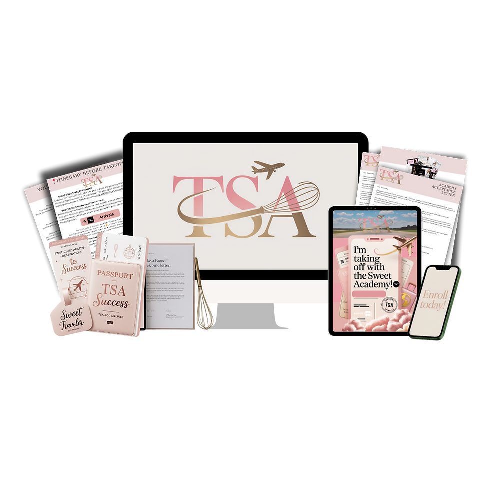 The Sweet Academy Boarding Pass