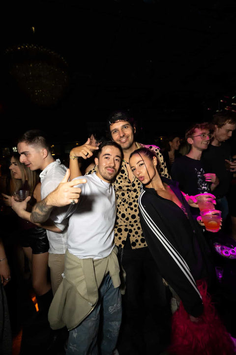 Before my DJ set at PHD rooftop, saying hi to the headliner "Beachcrimes". They were amazing!