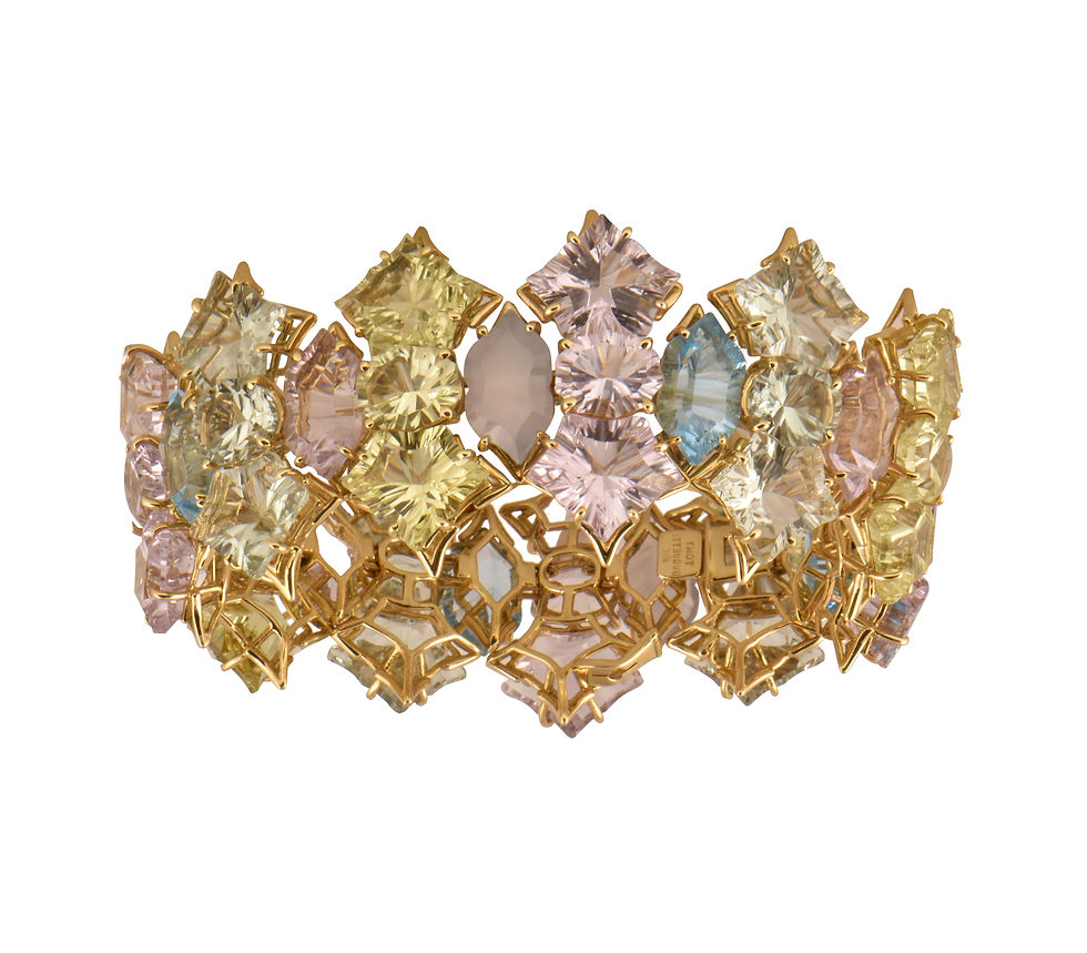 Amethyst & Topaz Bracelet