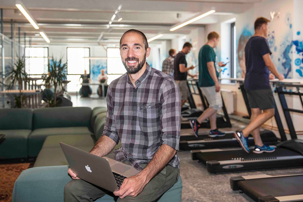 WORKout Zone im Hamburger Ding, dem sportlichsten Coworking Space auf dem Kiez