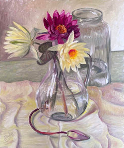 Fleurs dans l'eau