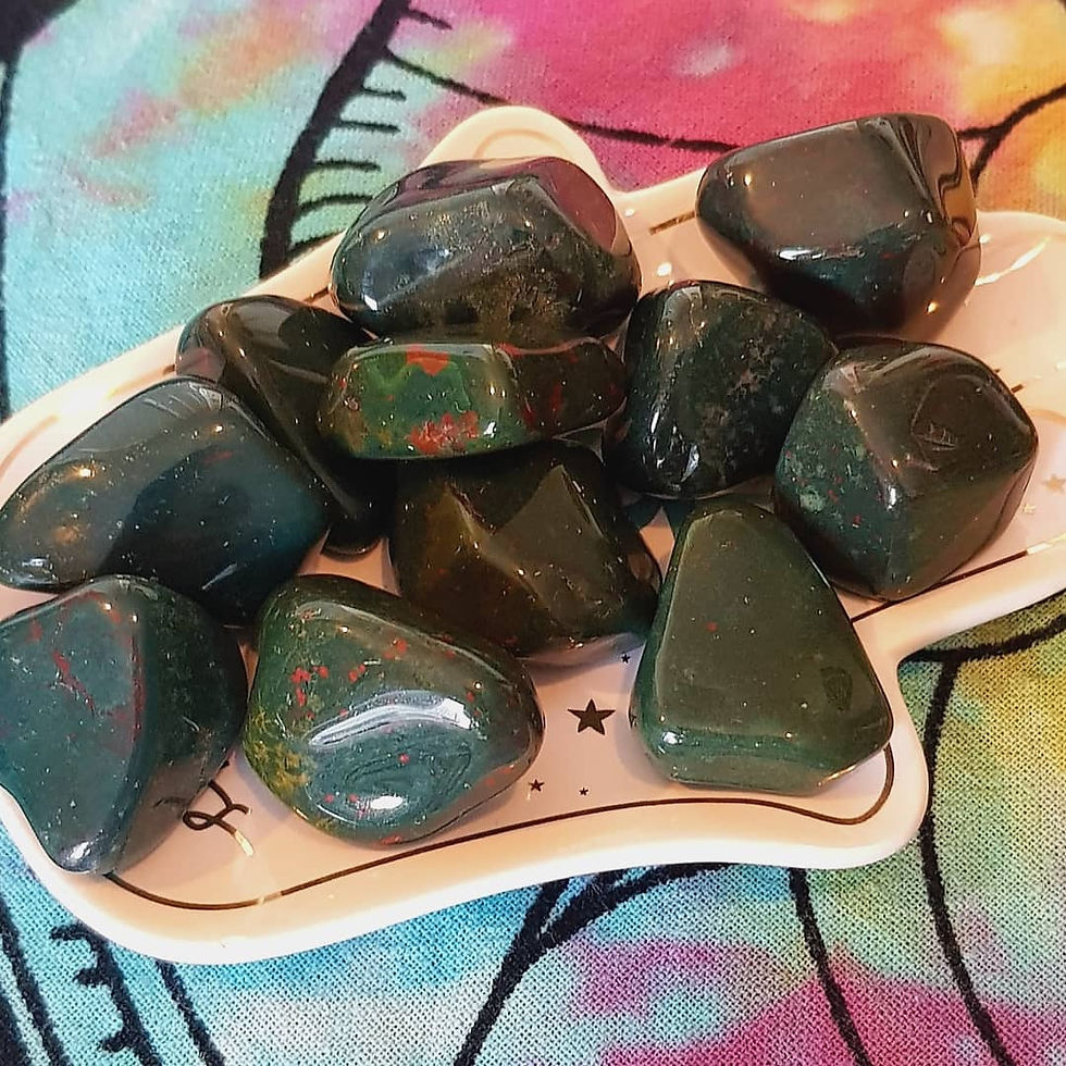 Thumbnail: Bloodstone Crystal Tumblestone