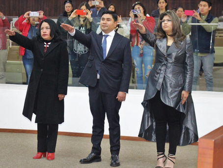 RINDEN PROTESTA ANTE EL CONGRESO DEL ESTADO INTEGRANTES DEL TRIBUNAL DE CONCILIACIÓN Y ARBITRAJE DE