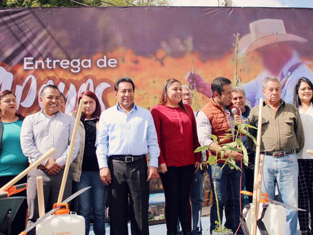 CON ACCIONES REALES, VICTOR BÁEZ ,FORTALECE AL CAMPO EN TEPEYANCO 